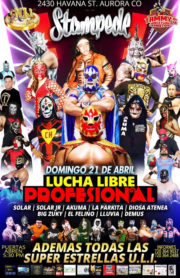 Carteleras de lucha libre del 18 al 23 de abril de 2019