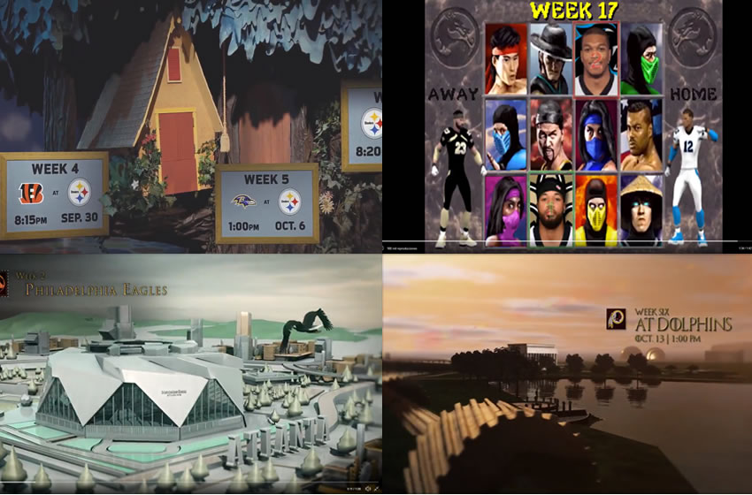Videojuegos, series, narraciones. Los equipos mostraron sus calendarios de forma original.