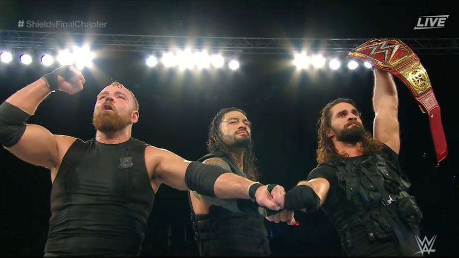 The Shield se despidió con una victoria. (Foto: WWE)
