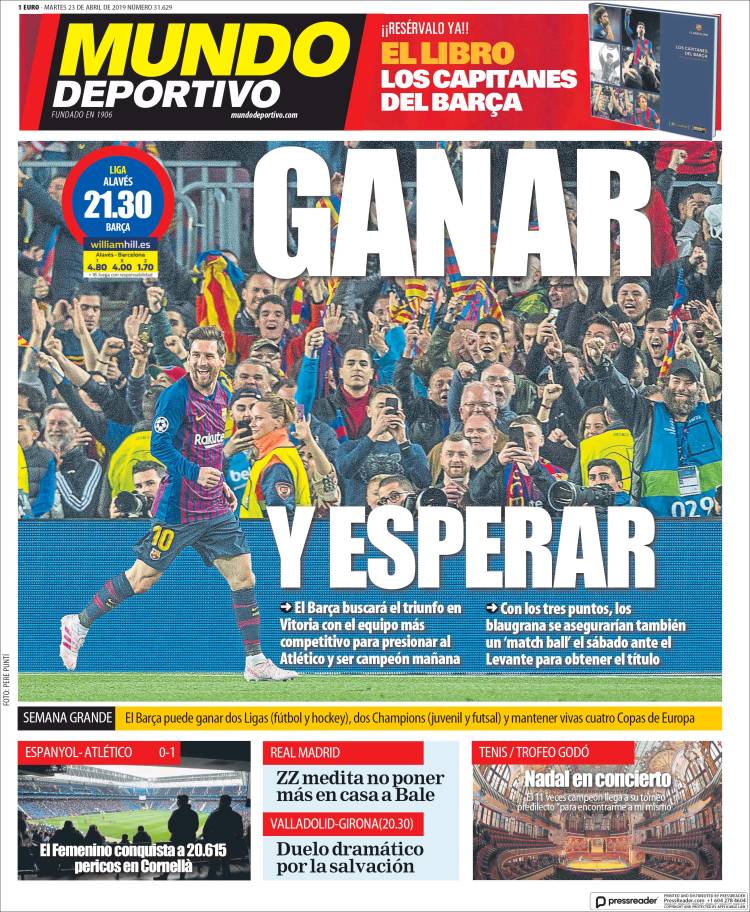 Las mejores portadas del mundo de los deportes.