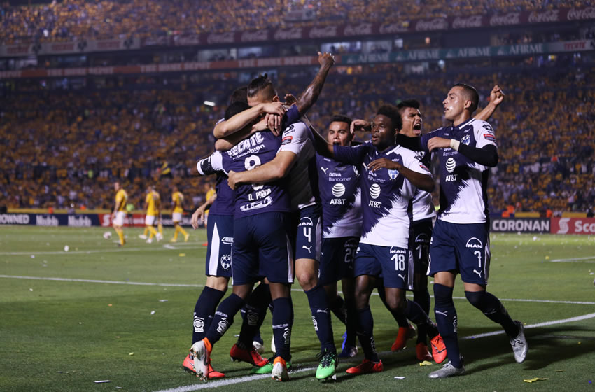 Monterrey se fue con la ventaja en el juego de ida de la Final de la Concachampions. Foto: Imago7