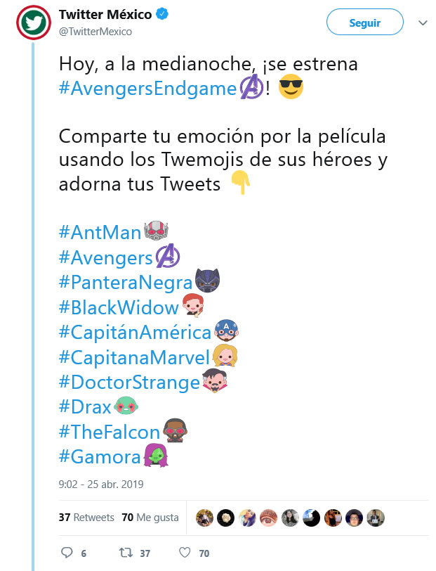 Avengers Twitter