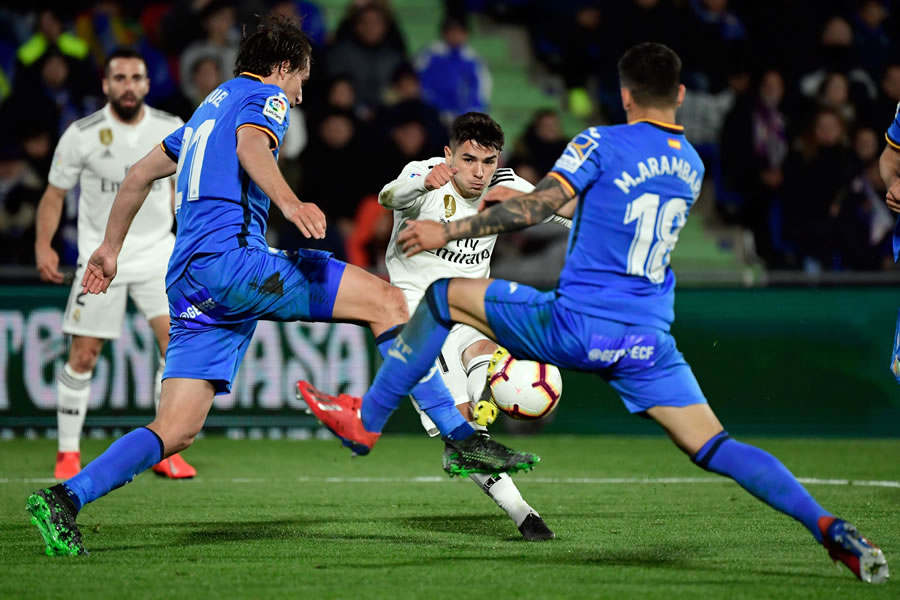 Getafe estuvo presionando para llevarse la victoria, pero no lo consiguió. (Foto: AFP)