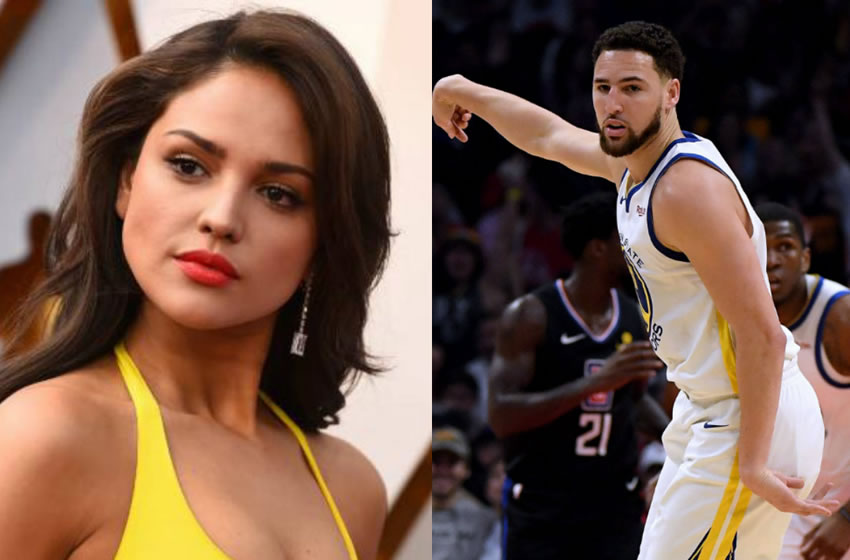 Eiza González y Klay Thompson cenaron en un restaurante de Los Angeles. Fotos: AP y AFP