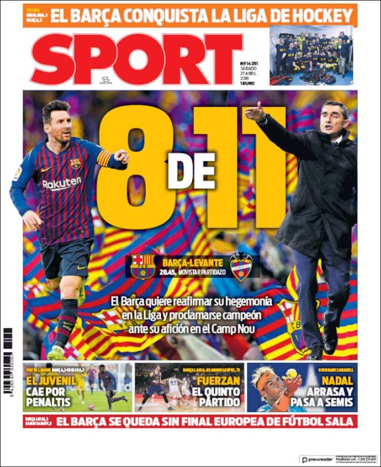 Las mejores portadas del mundo de los deportes.