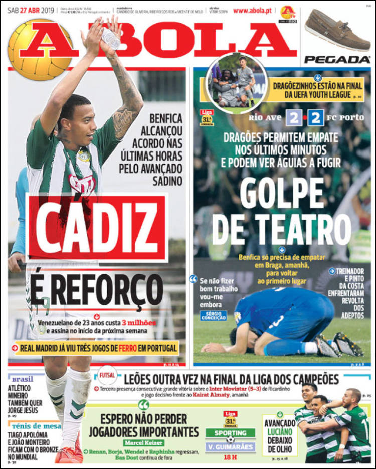 Las mejores portadas del mundo de los deportes.