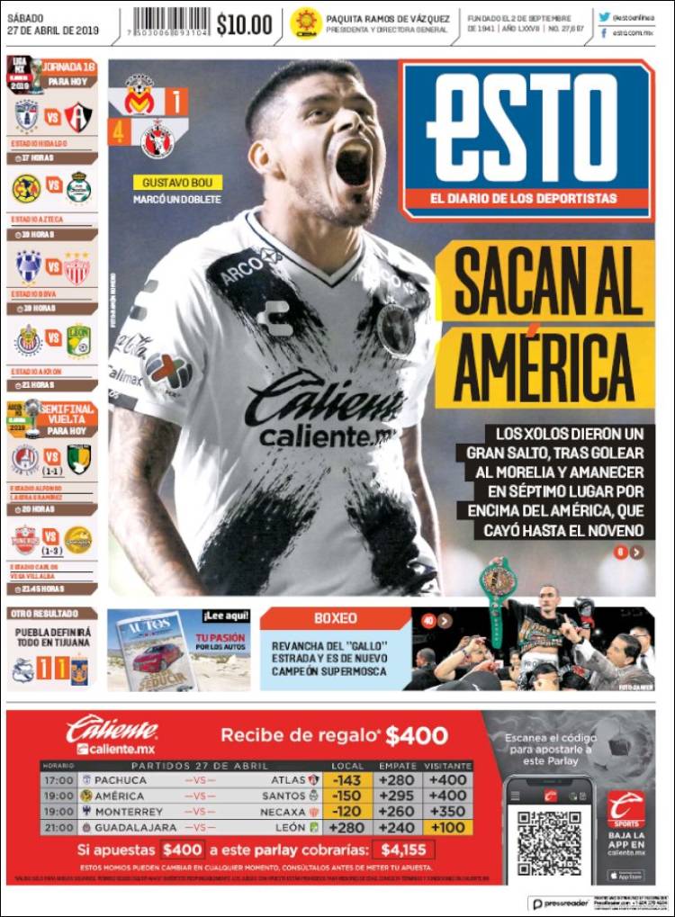 Las mejores portadas del mundo de los deportes.