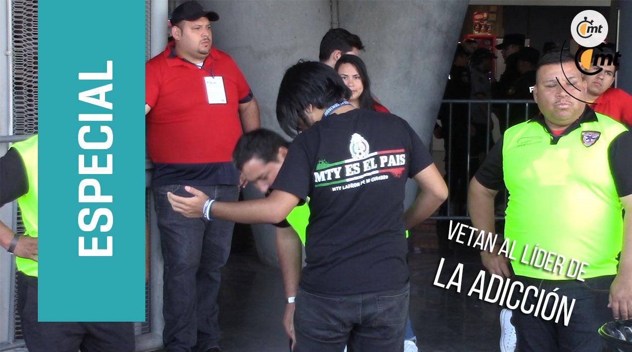 Vetan del estadio de Rayados a líder de la Adicción