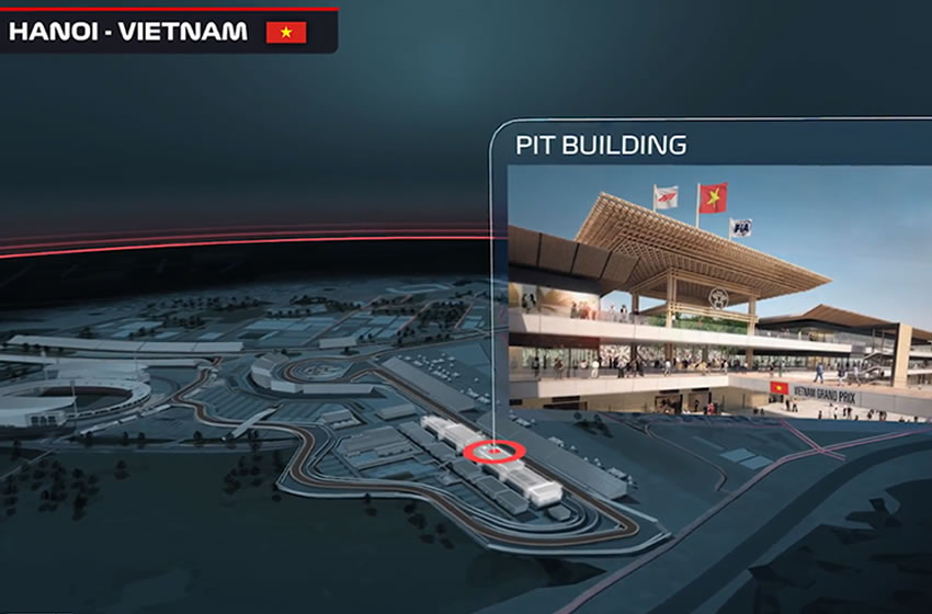 El Gran Premio de Vietnam está programada para abril.