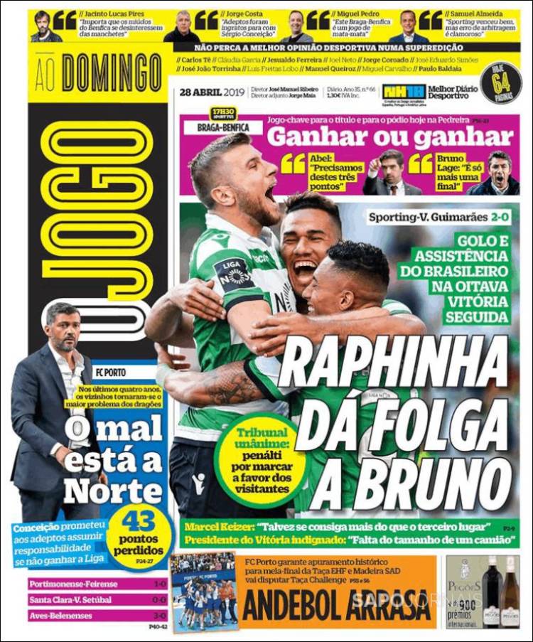 O Jogo de Portugal.