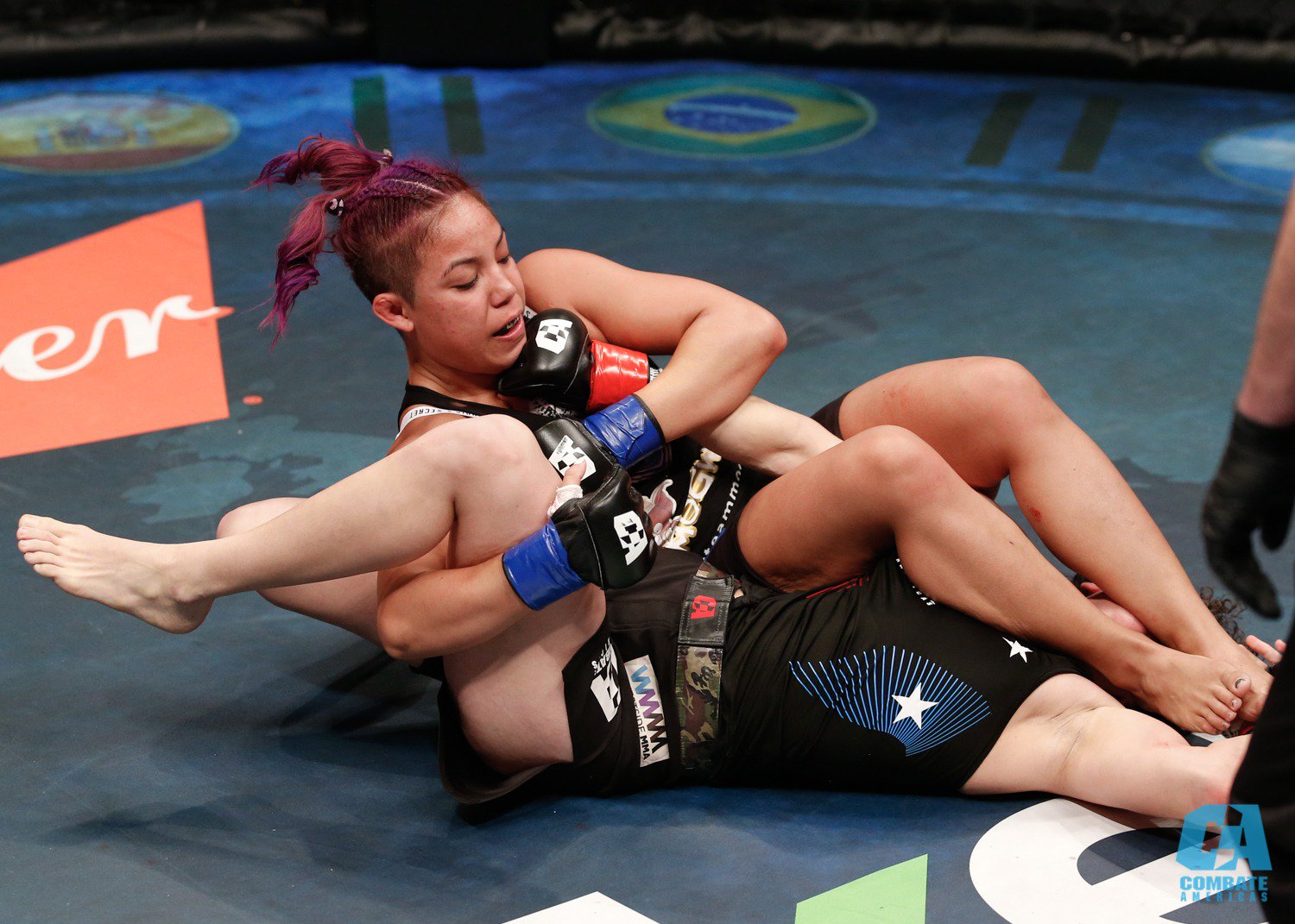 Revive Combate Américas con la 1era cartelera de mujeres, donde la mexicana Melissa Martínez salió triunfadora. (Scott Hirano/Combate Américas)