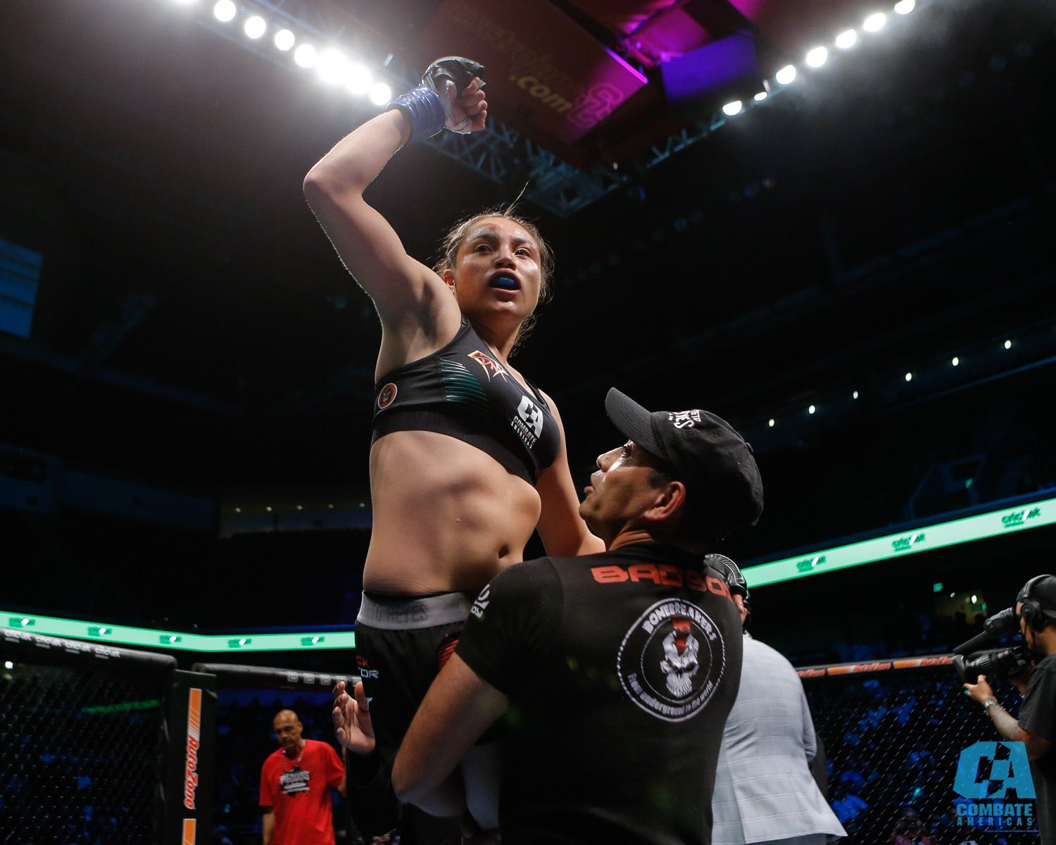 Revive Combate Américas con la 1era cartelera de mujeres, donde la mexicana Melissa Martínez salió triunfadora. (Scott Hirano/Combate Américas)