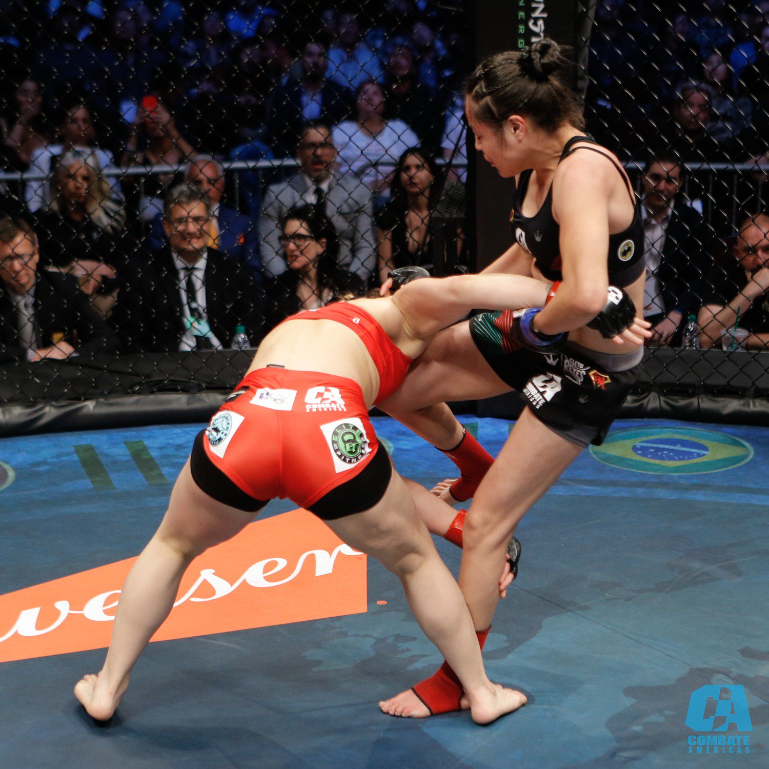 Revive Combate Américas con la 1era cartelera de mujeres, donde la mexicana Melissa Martínez salió triunfadora. (Scott Hirano/Combate Américas)