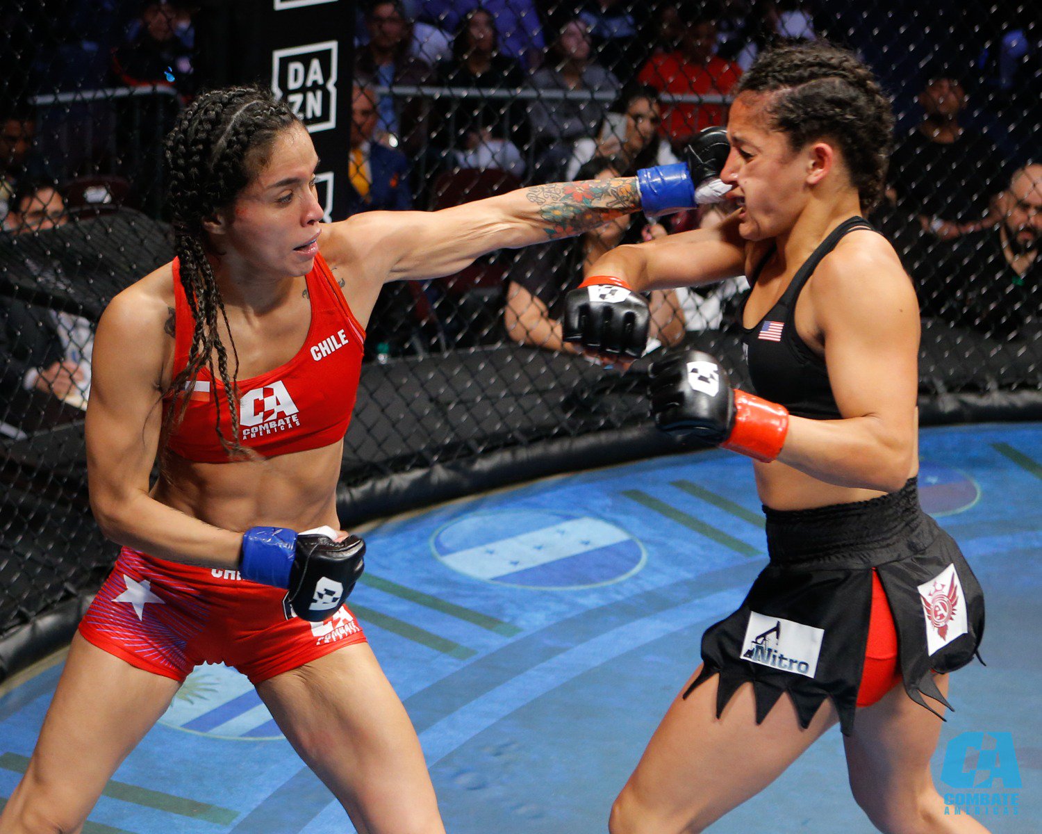 Revive Combate Américas con la 1era cartelera de mujeres, donde la mexicana Melissa Martínez salió triunfadora. (Scott Hirano/Combate Américas)
