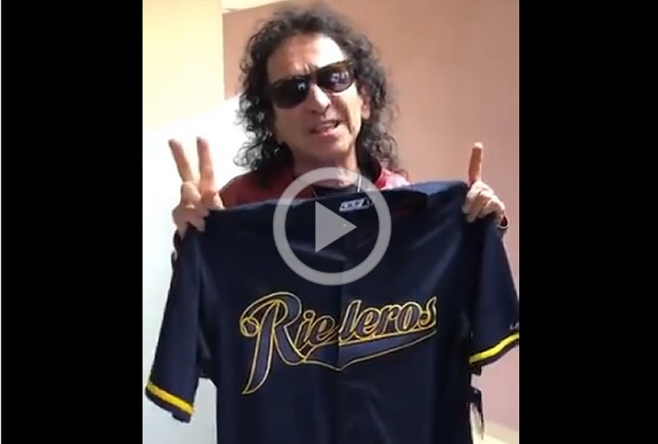 Alex Lora envío un mensaje a los fans de los Rieleros de Aguascalientes