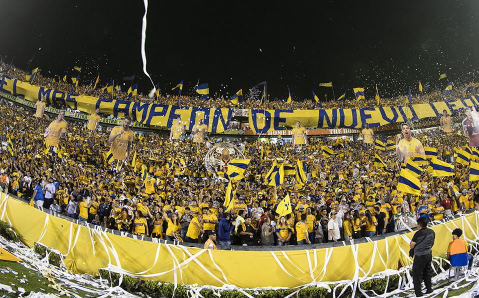 La barra de Tigres llegará cada uno por su cuenta al BBVA. (Imago7)