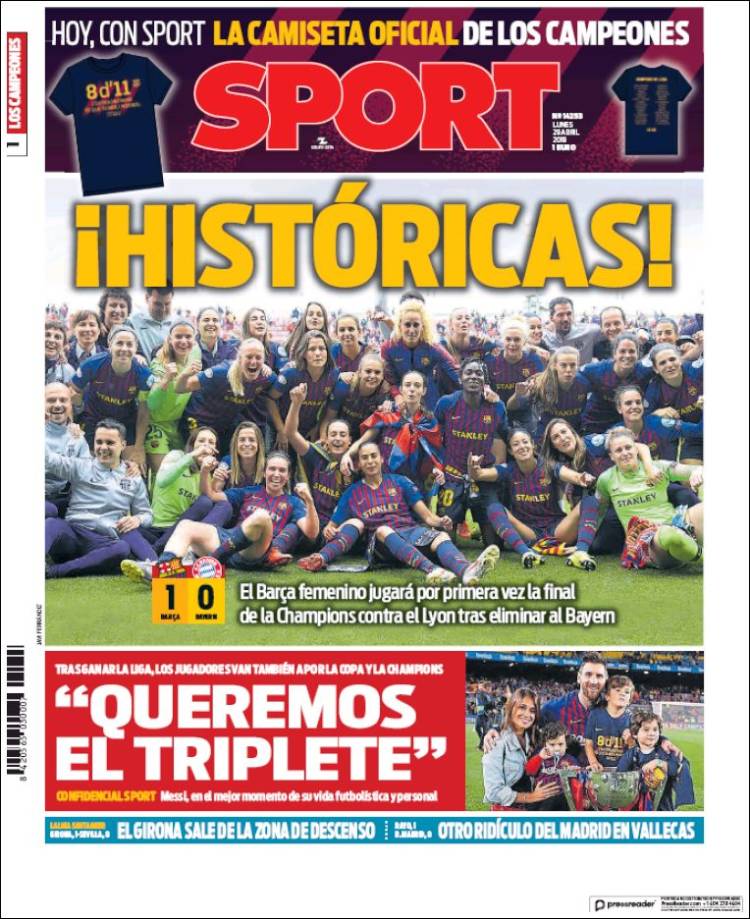 Las mejores portadas del mundo de los deportes.