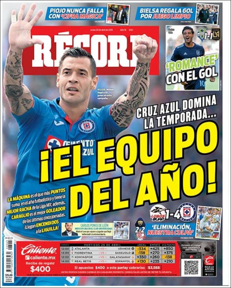 Las mejores portadas del mundo de los deportes.