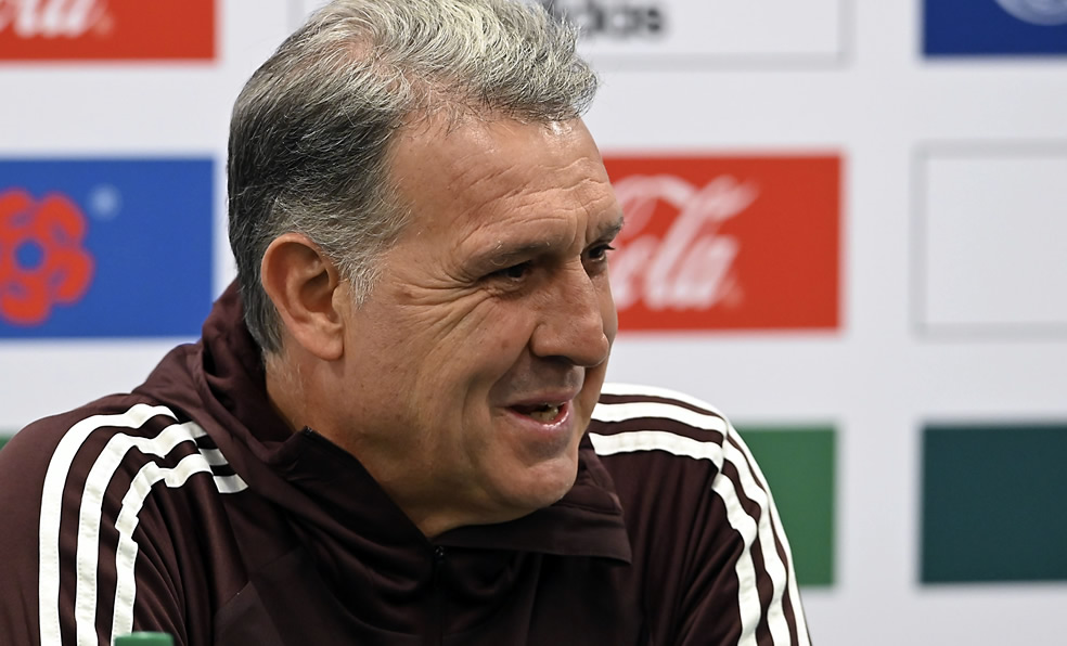 Martino ofreció una conferencia en Atlanta para promocionar el amistoso ante Venezuela. (Foto: Imago7)