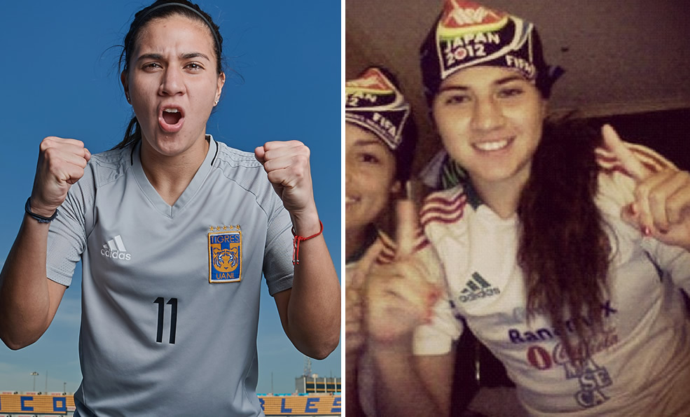 Nayeli Rangel, integrante de Tigres Femenil y la Selección Mexicana.