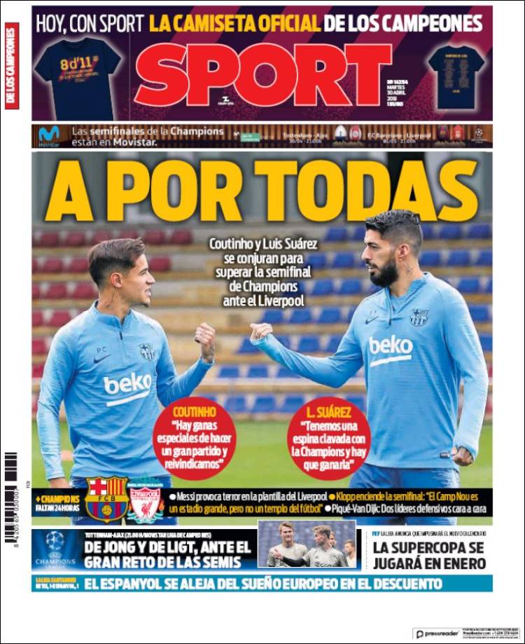 Las mejores portadas del mundo de los deportes.