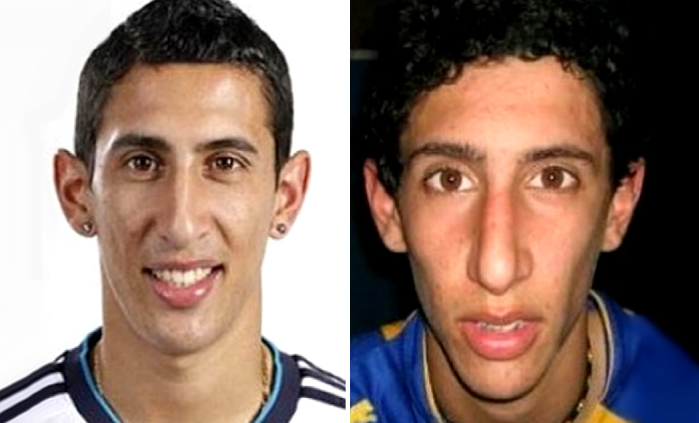 ¿Ya creció? Di María se ve idéntico pese al paso del tiempo.