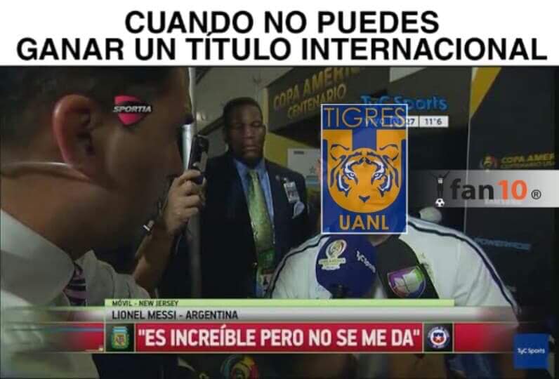 Los memes del Rayados vs Tigres en la Concacaf. (cortesía)