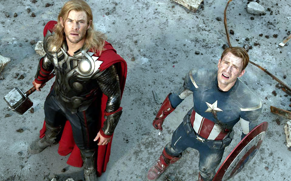 Thor y Capitán América (Marvel)