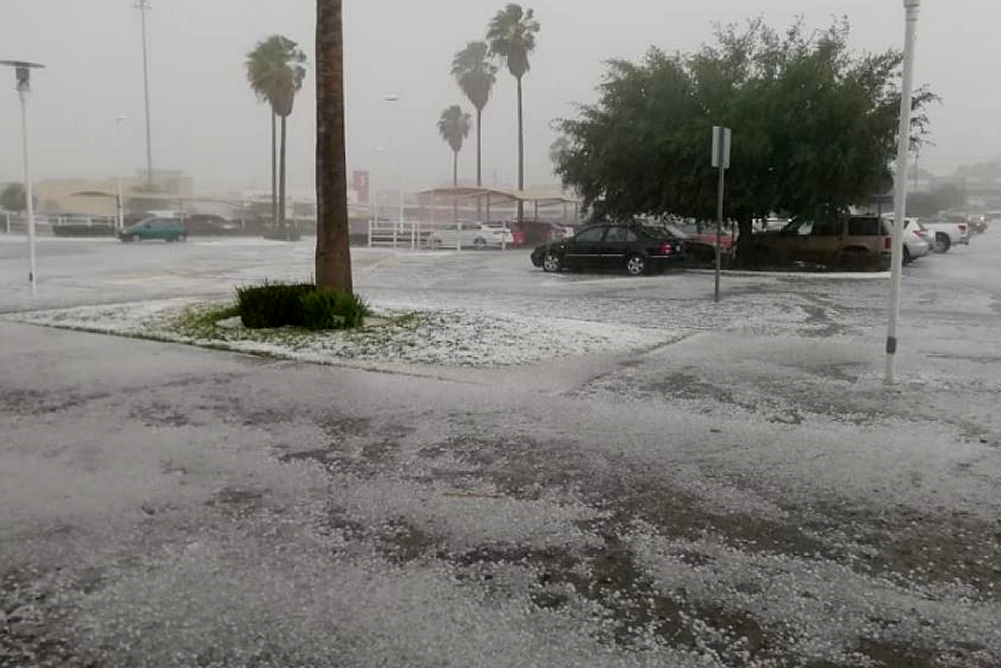 Así lucieron algunas calles. (cortesía)