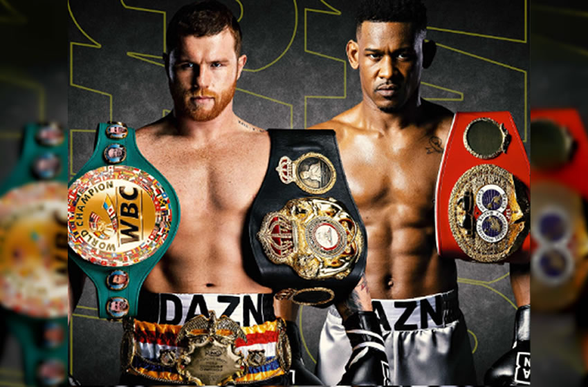 Canelo y Jacobs se medirán en la T-Mobile Arena en Las Vegas. (Canelo)