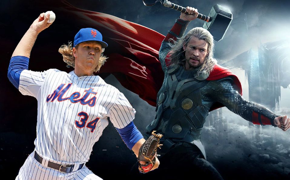 Noah Syndergaard es apodado Thor por su cabellera rubia, piel blanca y ojos claros. (Foto: The Cycle)