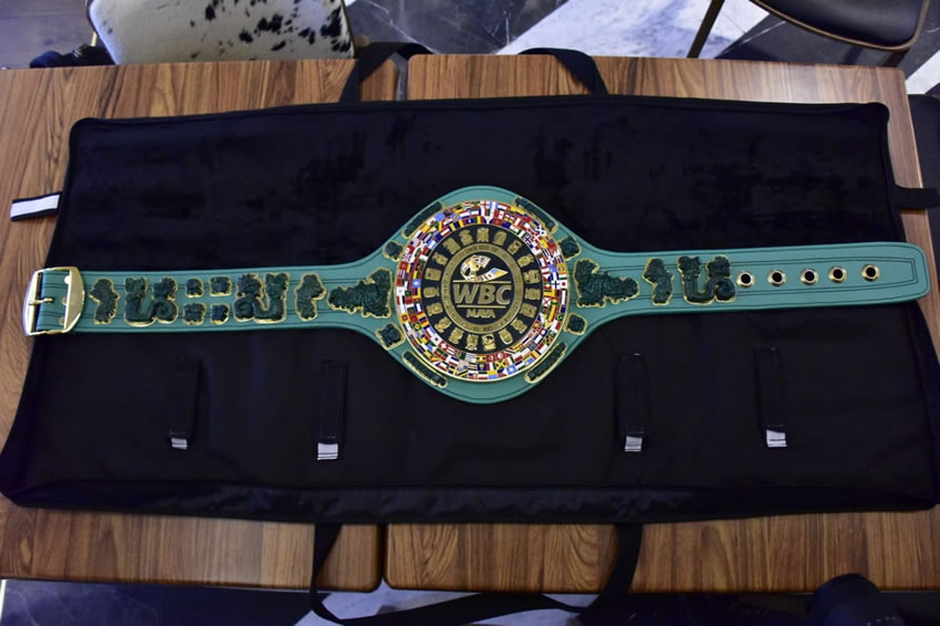El Cinturón Maya será entregado al ganador de Canelo vs Jacobs.