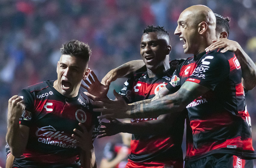Braghieri, Bou, Bolaños y Nahuelpán fueron los autores de la goleada. (Imago7)