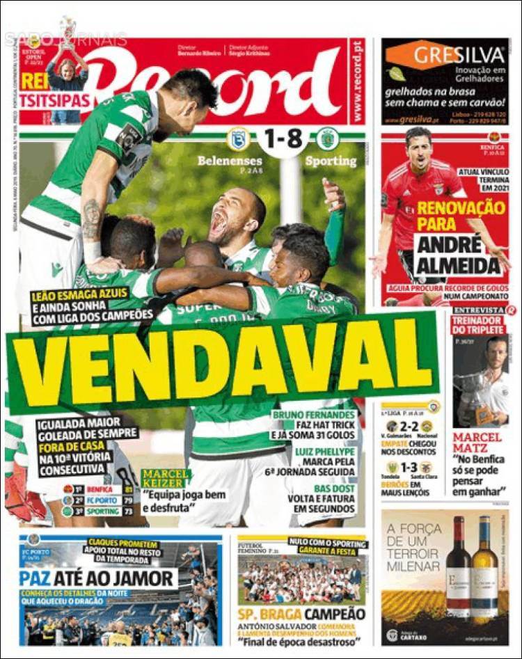Las mejores portadas del mundo de los deportes.