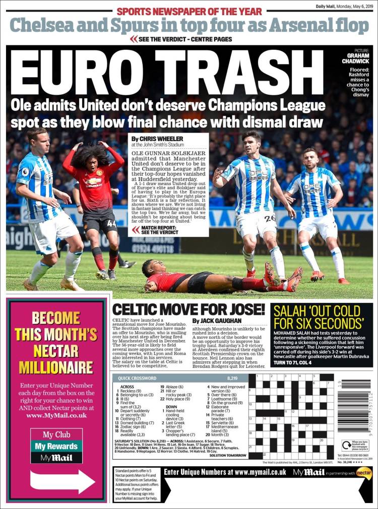 Las mejores portadas del mundo de los deportes.