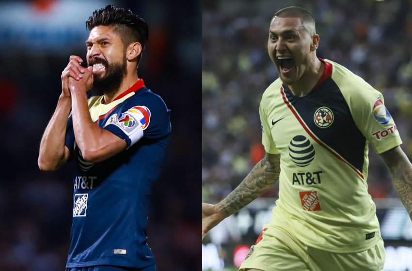 Oribe Peralta y Nico Castillo pueden despertar ante Cruz Azul. Fotos: Imago7