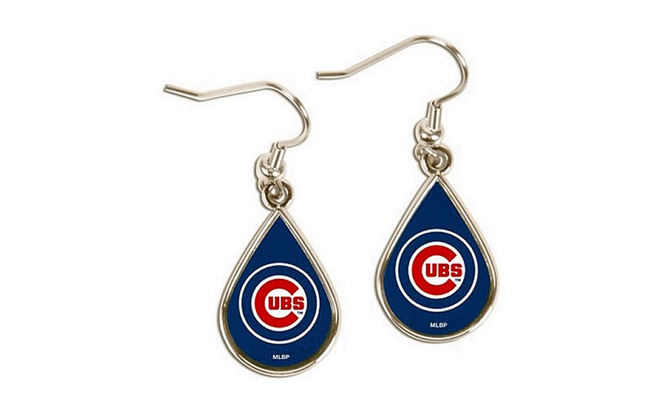 Regalo para cualquier día del año: aretes de los Chicago Cubs