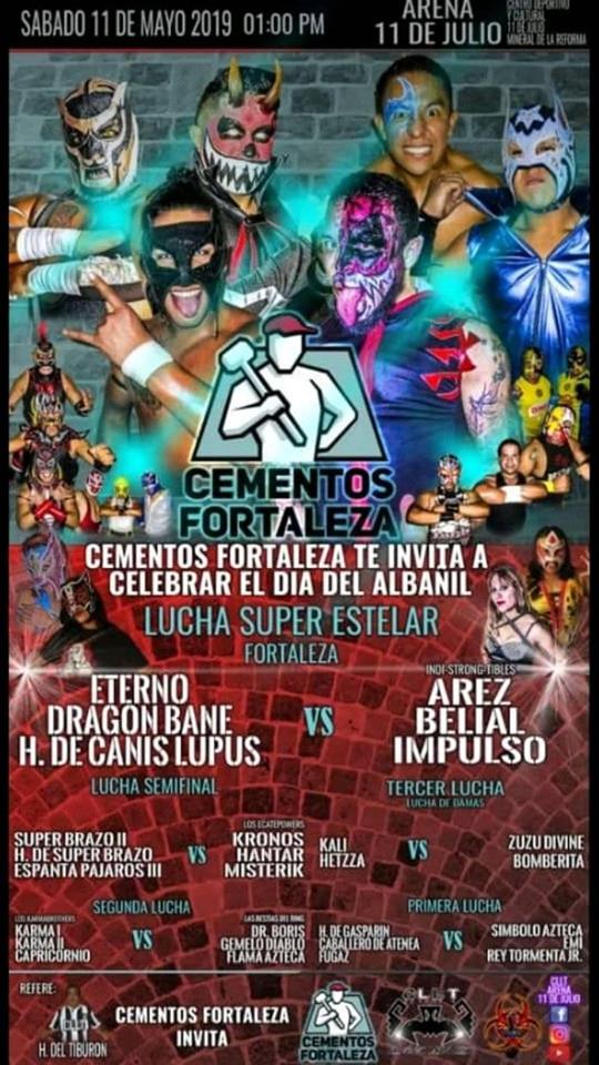 Carteleras de lucha libre del 9 al 14 de mayo de 2019