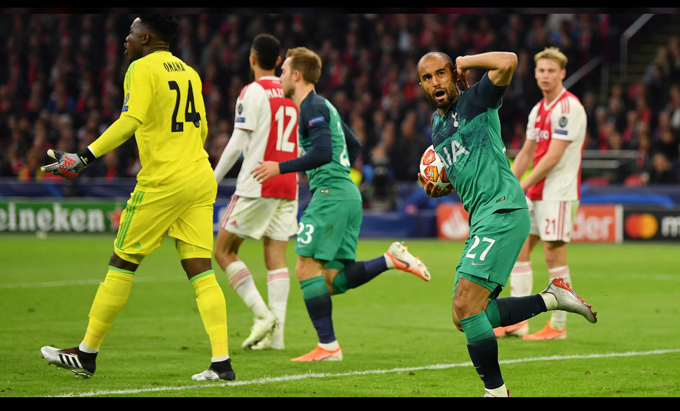 Onana vaya que se equivocó en la salida y regaló el segundo de Moura. (foto: UEFA.com)