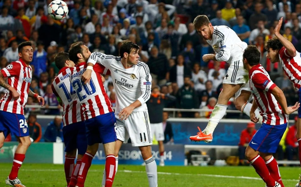 Sergio Ramos y el gol histórico que encaminó al Real Madrid a su décima Champions. (Agencias)