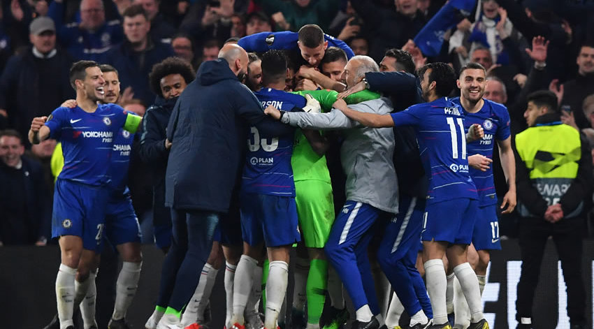 Chelsea buscará su segundo título en la Europa League. (AFP)