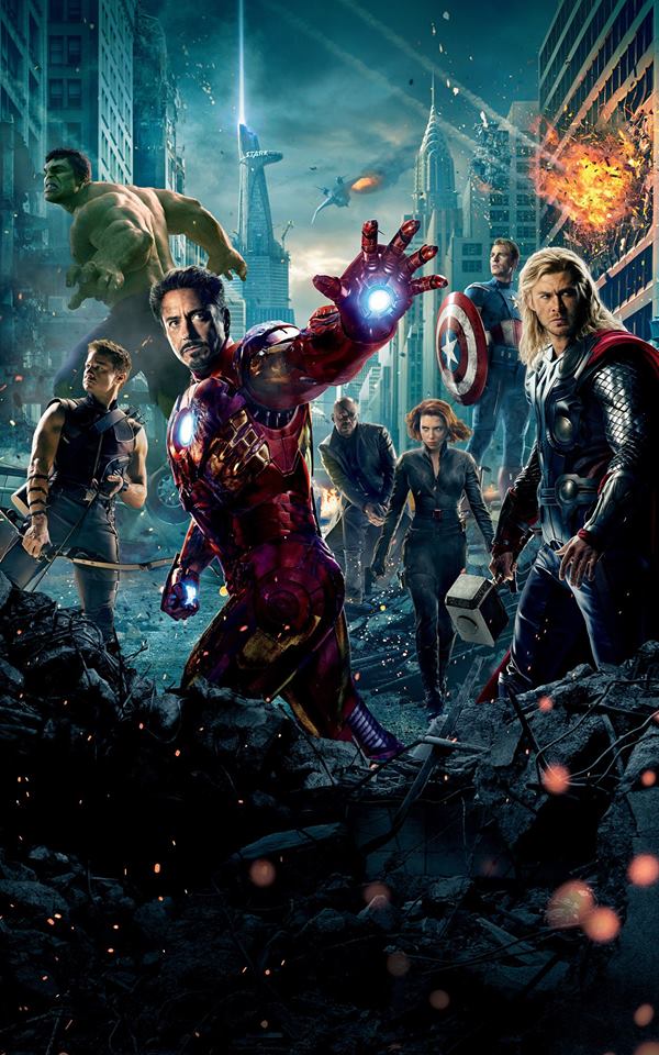 70 pósters de las películas de Marvel.