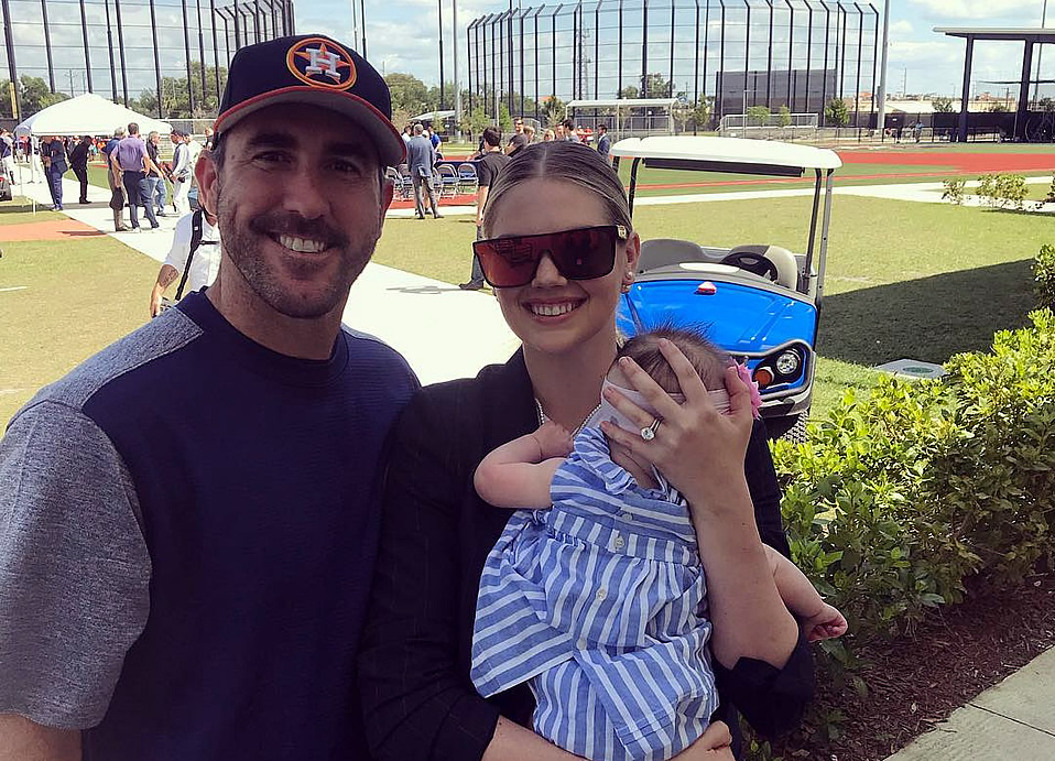 Kate Upton y Justin Verlander son papás desde noviembre del 2018