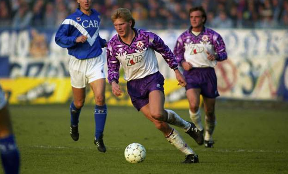 Los Uniformes más feos del futbol en el Mundo: Fiorentina 1992