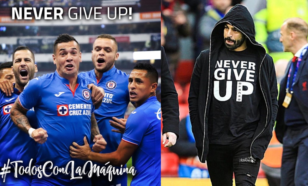 Cruz Azul: 'Roba' frase inspiracional de Mohamed Salah con Liverpool, 'Never give up'