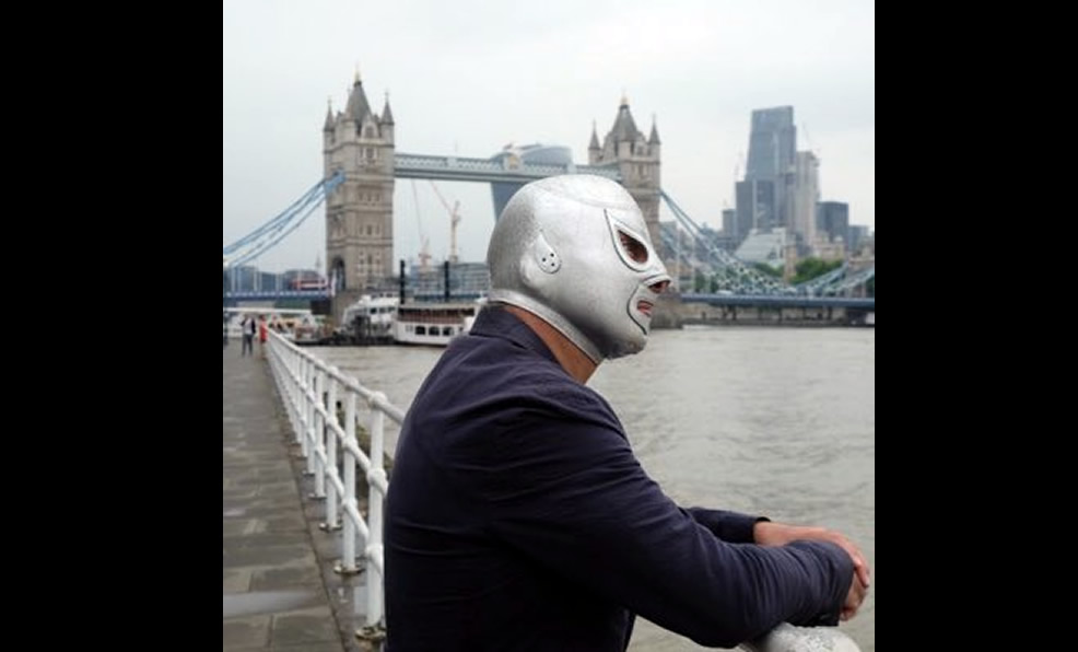 El Hijo del Santo se encontraba de gira junto al integrante de la Dinastía Wagner. (Foto: @ElHijodelSanto)