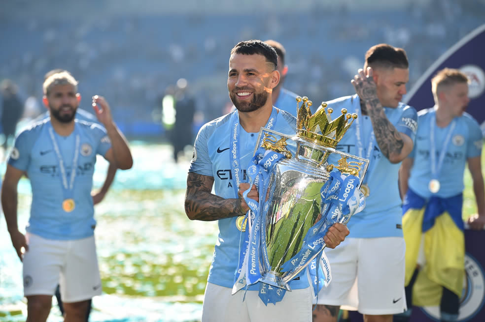 Manchester City consigue el bicampeonato en la Premier League. (Foto: AFP)
