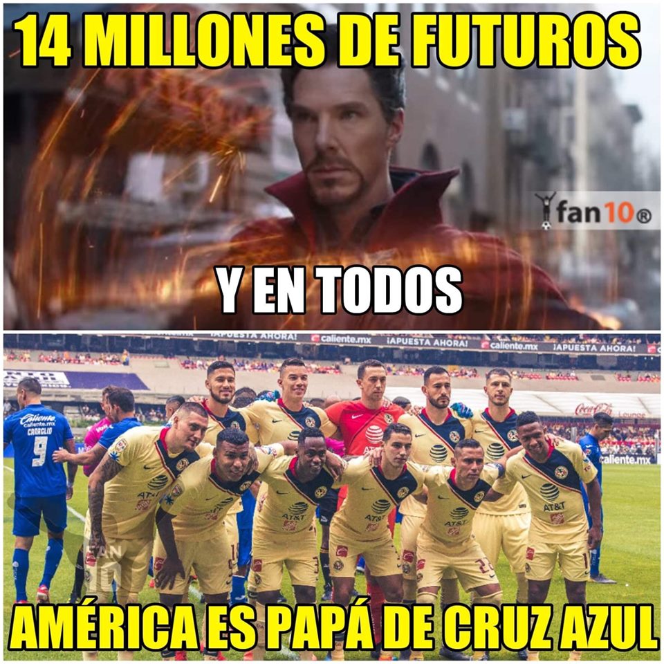 Memes Cruz Azul vs América Vuelta Cuartos Final Liguilla 2019