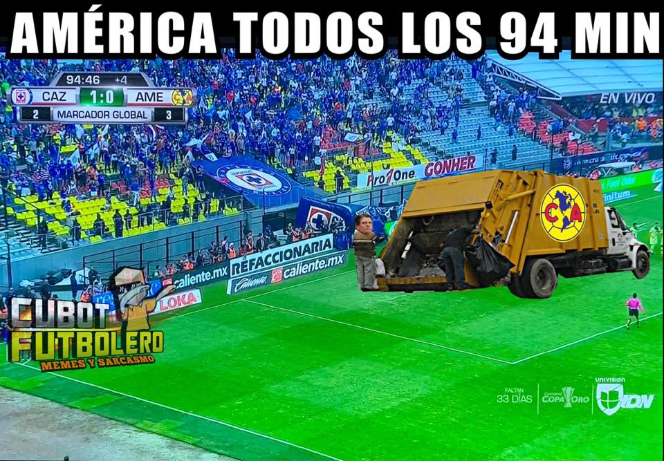 Memes Cruz Azul vs América Vuelta Cuartos Final Liguilla 2019