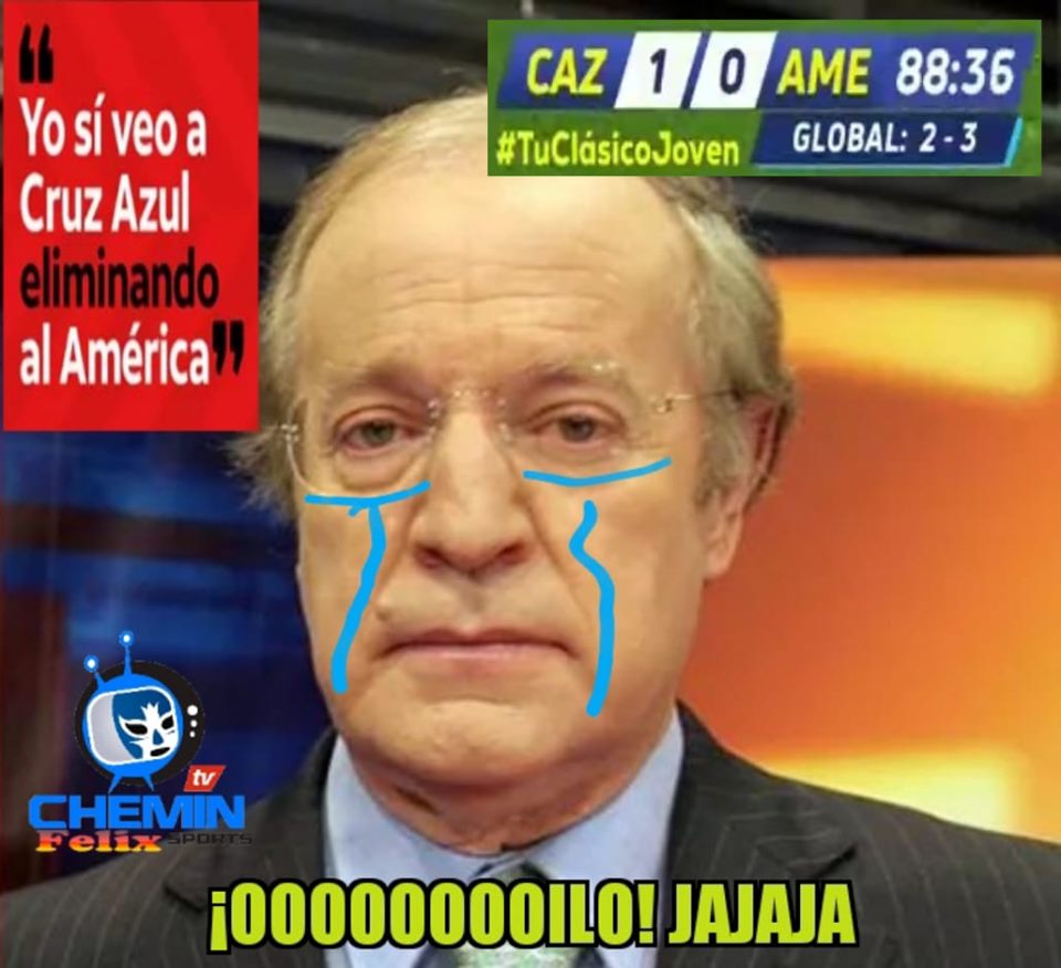 Memes Cruz Azul vs América Vuelta Cuartos Final Liguilla 2019